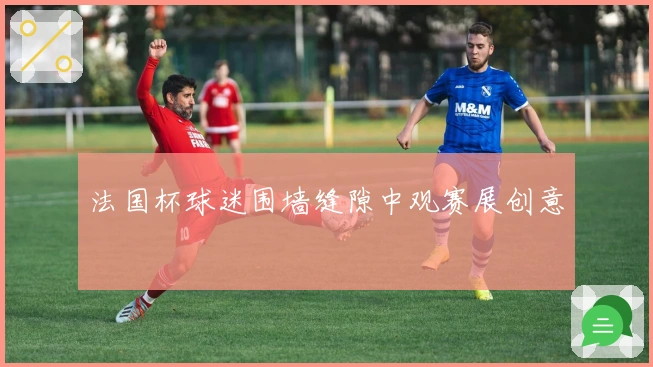 法国杯球迷围墙缝隙中观赛展创意